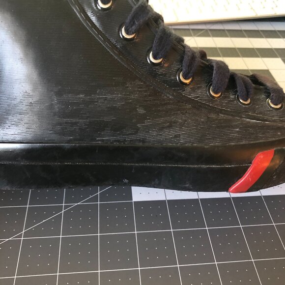 Vintage Pro-Keds in Vinyl - Woman's SZ 9 - Picture 11 of 16